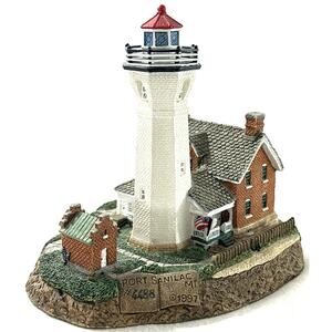 Vintage 1997 Harbor Lights Port Sanilac Michigan 506 Lighthouse Figure